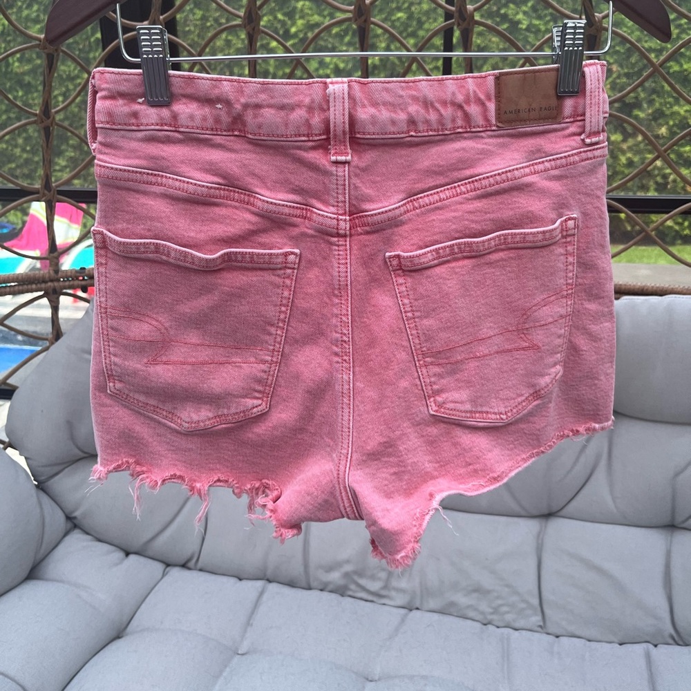 American eagle super stretch high rise shorts size 6